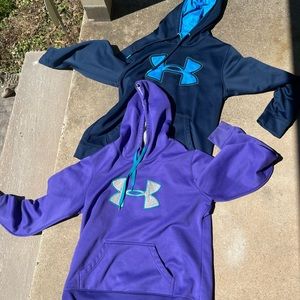 Two underarmour sweatshirts